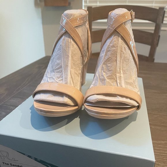 Pashion Footwear Shoes - Pashion Footwear | Convertible 3" Block Heels to Flats | The Sandal | Size 8.5